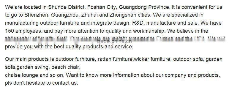 C - 7022 Stackable leisure outdoor furniture rattan chair