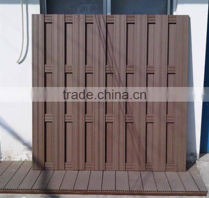 Waterproof high quality Wood Plastic Composite Fence