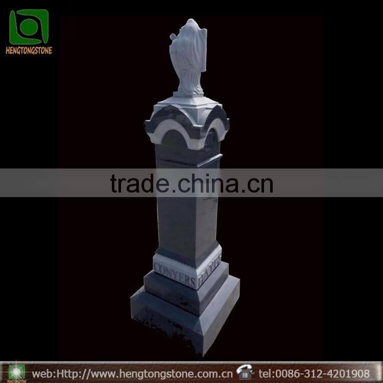 Western Style Granite Tombstone