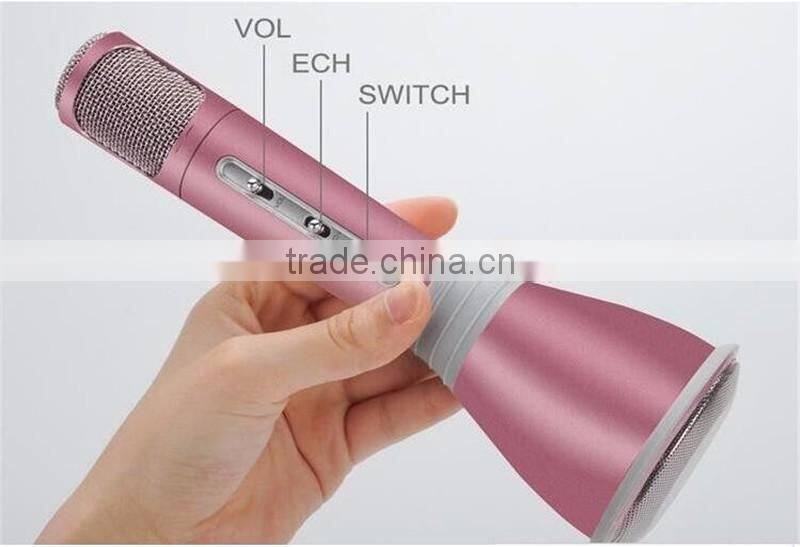 wireless bluetooth Mini Personal Portable Karaoke KTV Mobile Microphone Mini portable Karaoke microphone for Smartphones