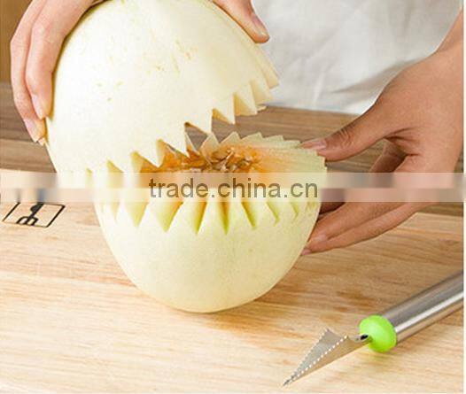 Factory Wholesale Stainless Steel Fruit Vegetable Ballers Carving Knife Melon Scoop