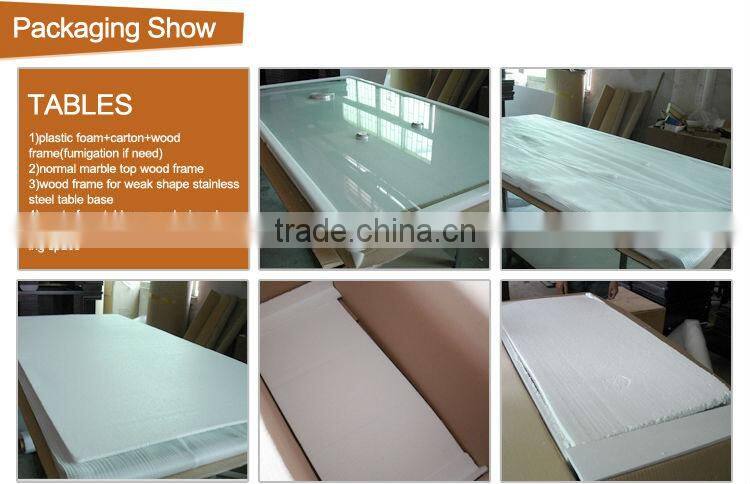 Fashion and modern design for home furniture design stainless steel+marble top+MDF covered with crocodile leatherTV stand E362