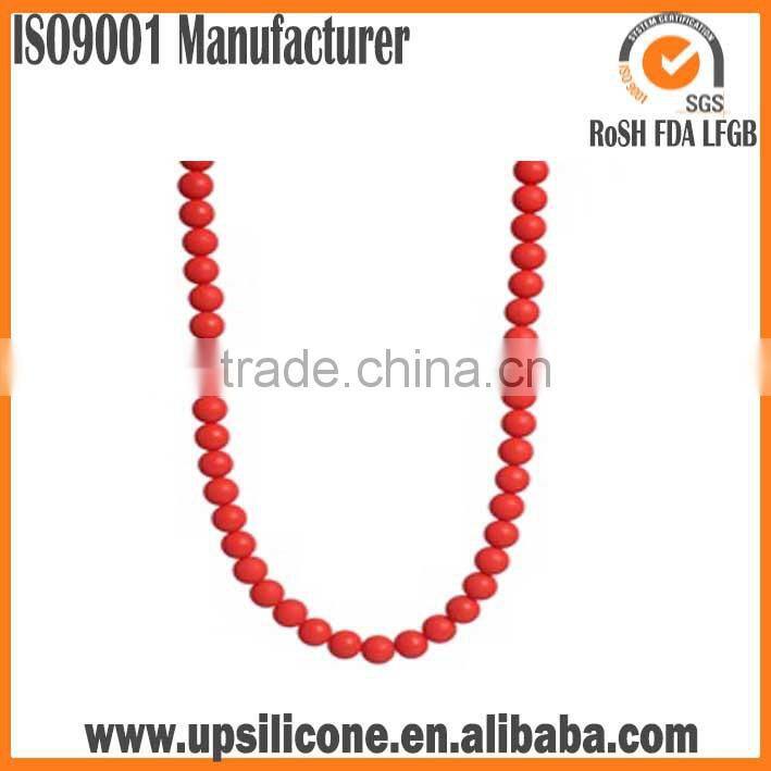 silicone teething necklace jewelry silicone necklace for teething