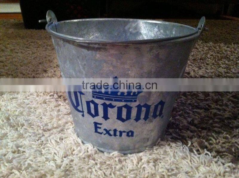 Full Color Printing Metal Ice Bucket