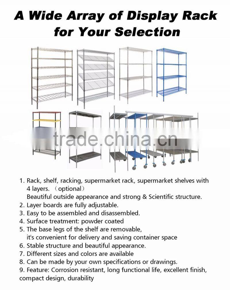 Decorative retail store display shelving