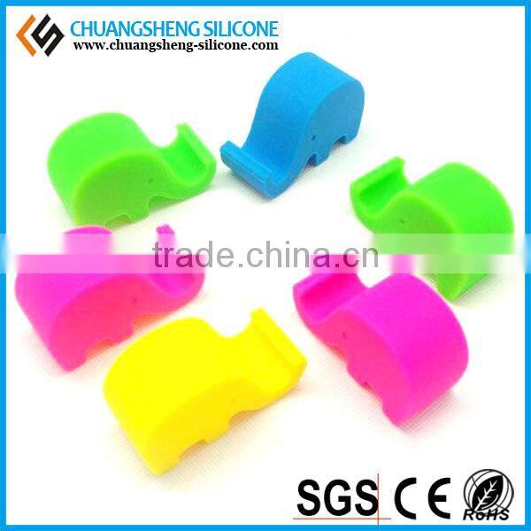 Factory Price elephant shape silicone cell phone stand