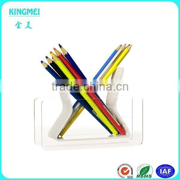 customized rounded acrylic pen display box tube,perspex storage box for pen