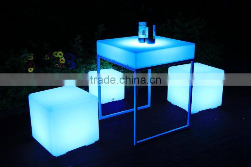 Home Decorative Good Quality Colorful LED Gardening Furniture