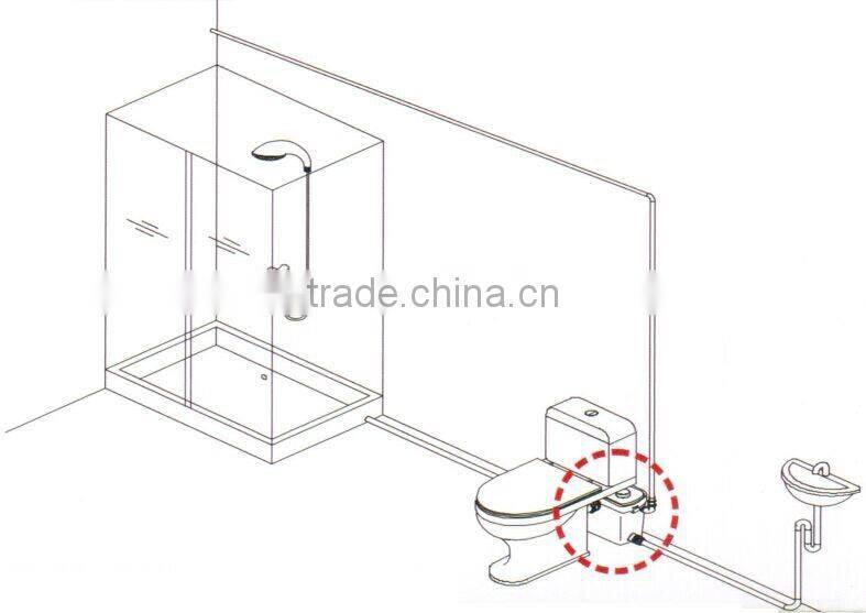 Factory toilet suction macerator pump waste water washroom basement bathroom
