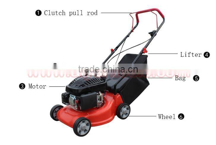 16" 18" 20" Gasoline mannul hand push Lawn mower garden brush cutter grass trimmer