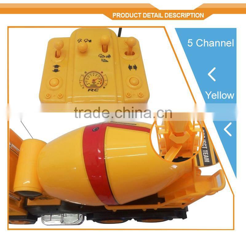 5CH radio control car with light RC excavator models for sale