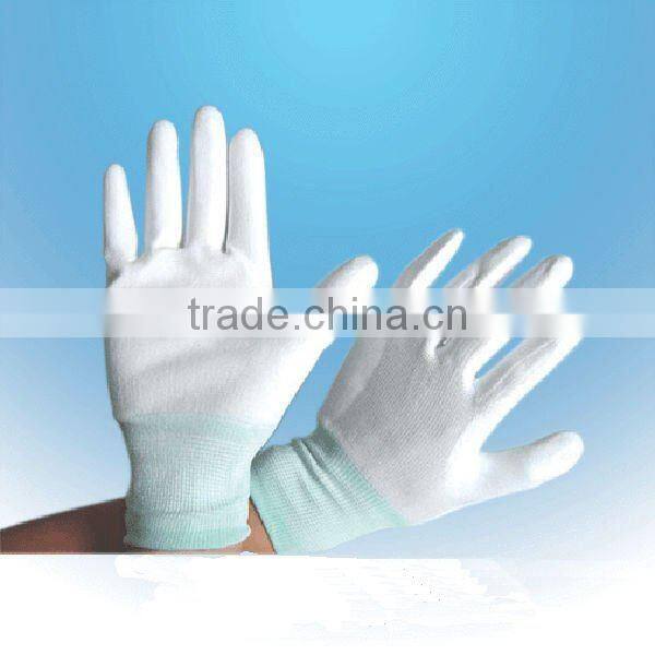 Antistatic pu palm fit glove