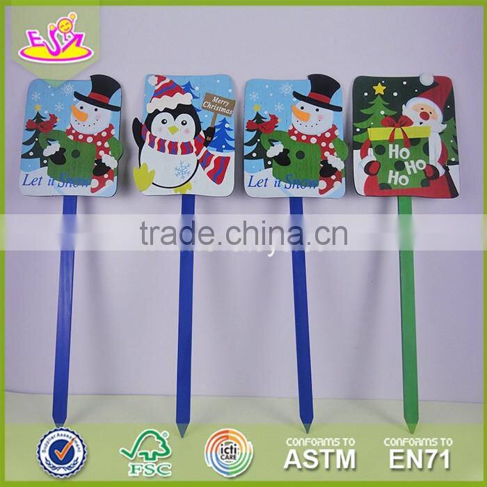 2017 New design wooden christmas decorations cube wooden christmas decorations fashionable wooden christmas decorations W09D007