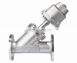 DN15 PTFE Seat SS304 Thread Connect Pneumatic Angle Seat Valve