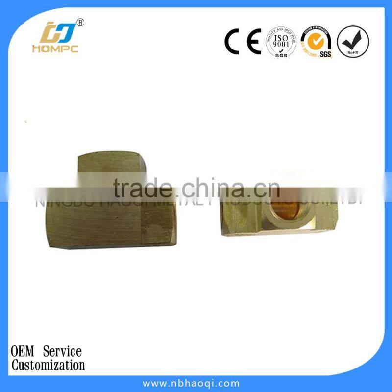 lead free copper/brass female thread tee