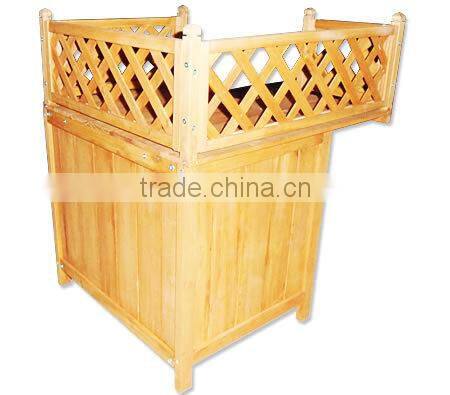 Apartment Style Indoor/Outdoor Wooden Pet House Kennel for Dog / Cat