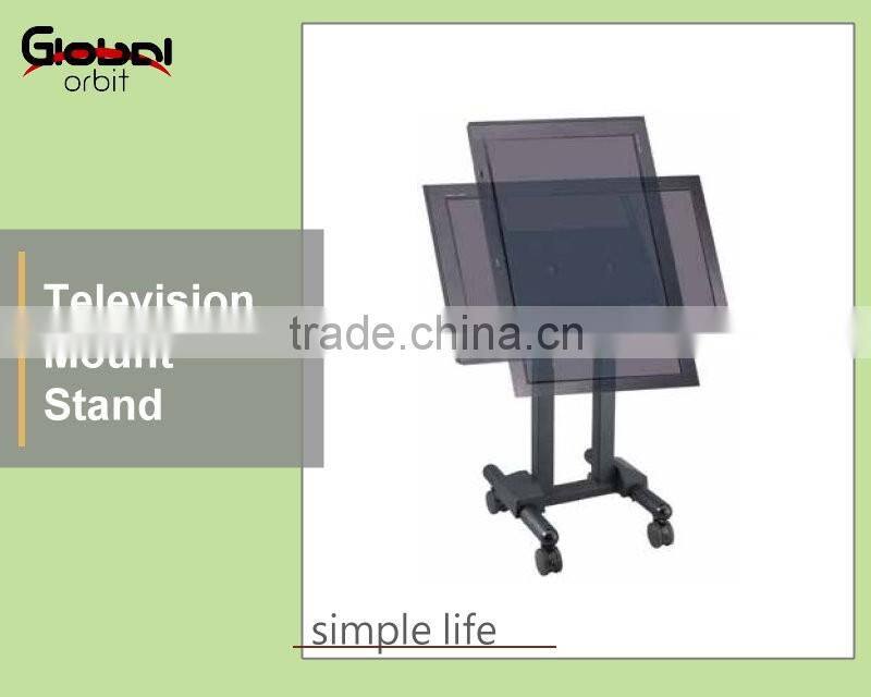 Detachable TV mounting bracket with casters, removable TV wall mount