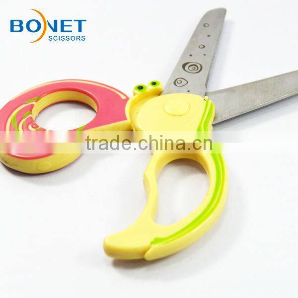 SSC0021 5-1/4" snail pattern children cartoon animal handle scissors