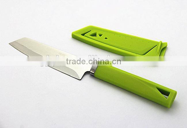 Cheap Custom Professional traveling pocket knife,fruit knife with cover D-084A