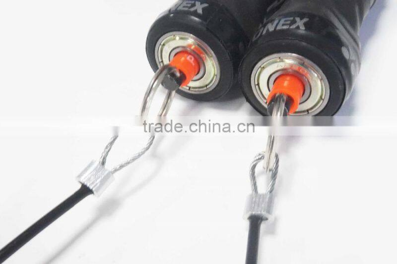 Factory wholesale private label speed skipping jump rope with pp handle