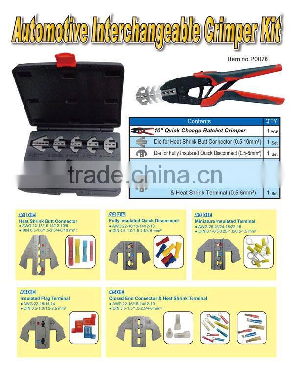 Automotive Interchangeable Crimper Kit