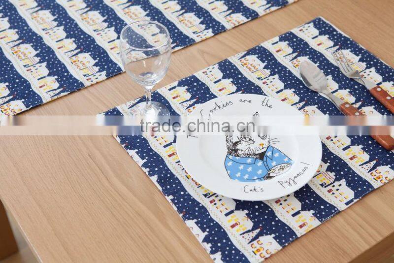 Tablet Compressed Napkin Printing Table Napkin Linen Cotton Folding Design