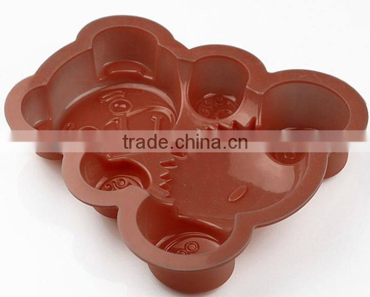 silicone bear cake molds