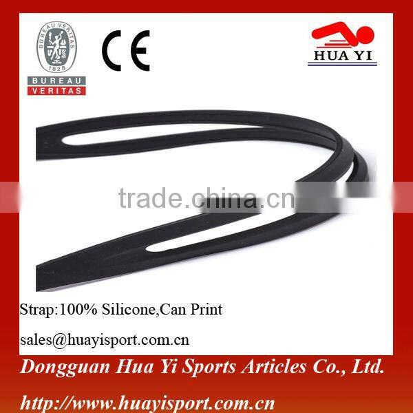 Clear vision silicone swimming goggles with diopters