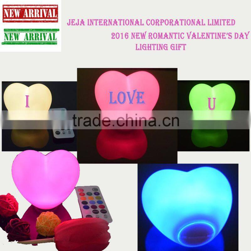 Remote Control RGB LED Love Heart Perfume