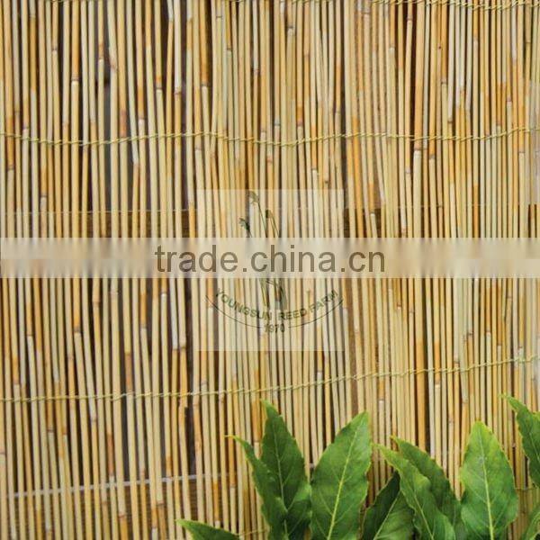 natural yellow reed screening for gardening