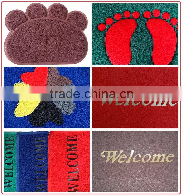 Soft and comfortable pvc door mat