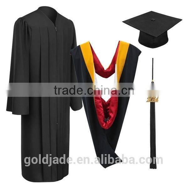 Adult Matte Graduation Gowns and Caps For School