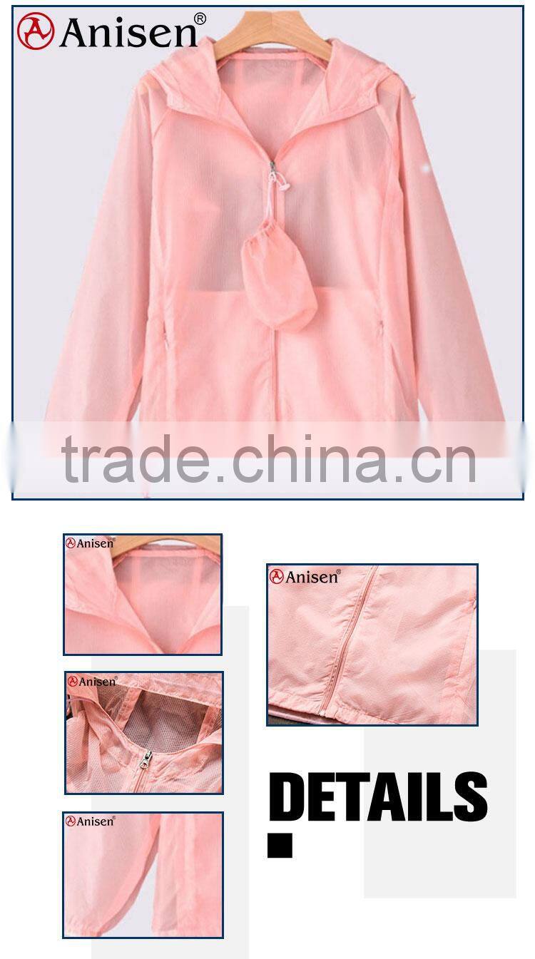 apparel manufacturer custom ati uv waterproof women jacket