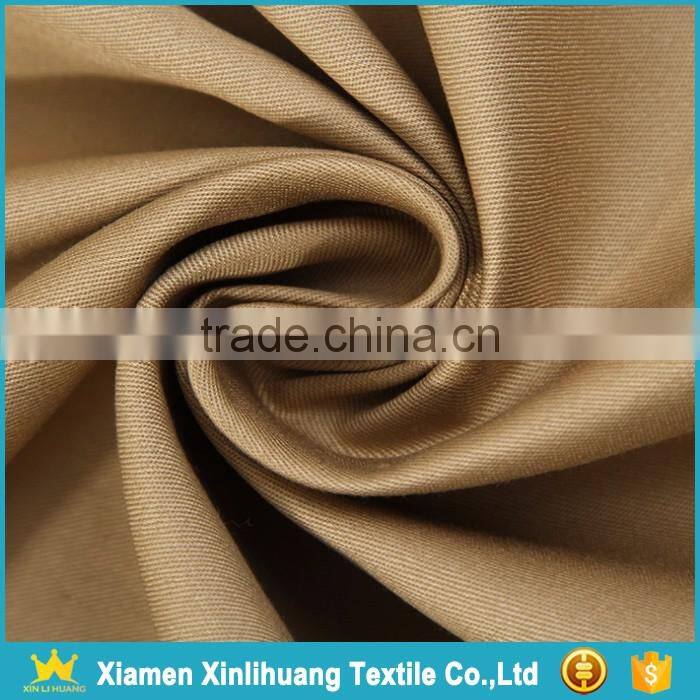 High Grade Woven Dyed 98 Cotton 2 Spandex Twill Fabric for Making Pants