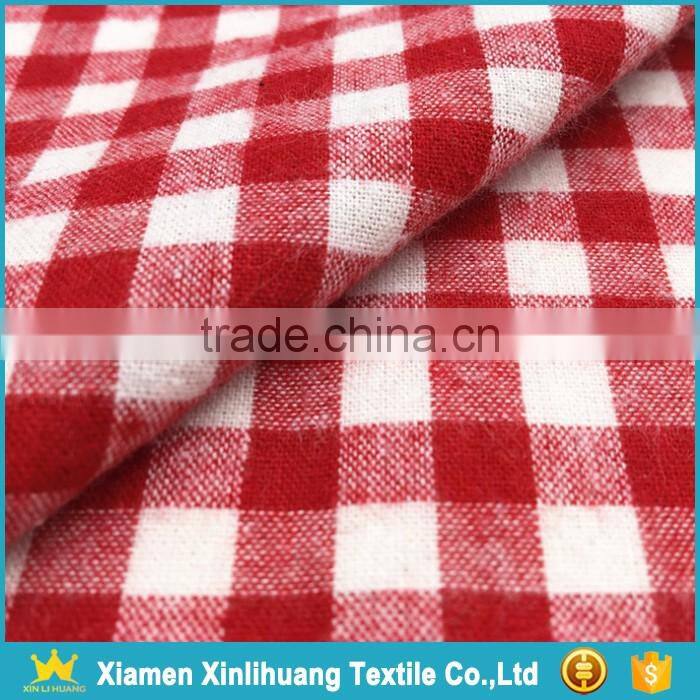 New Arrival Pure Cotton Woven Yarn Dyed Plaid Fabric for Shirting
