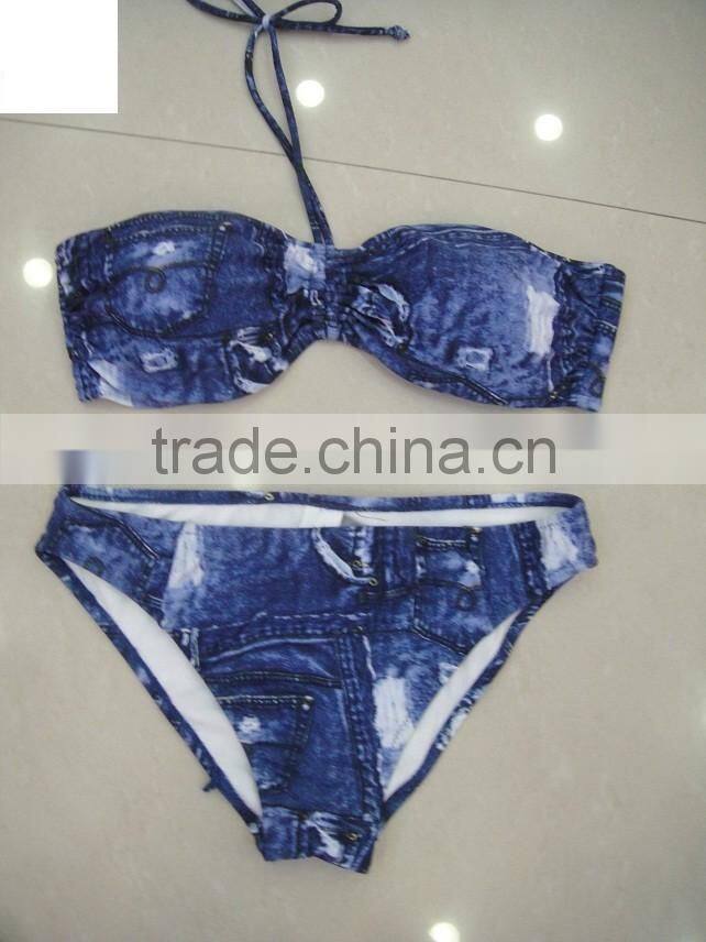 9 years factory knockout bandeau bikini(B507)