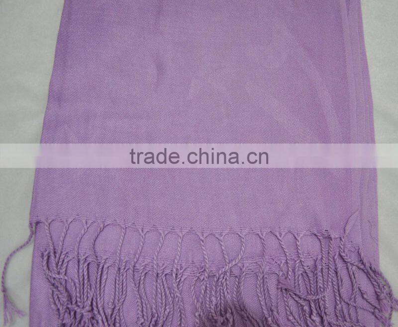 2015 Fashion lady classic hot popular plain soft bamboo fiber viscose shawl scarf