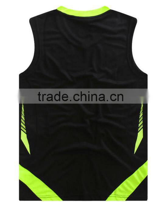 Basketball uniform black green basketball jersey suit