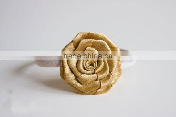 Baby Girl Headband Rose Flower Elastic Hairband Hair Accessories Casual Stylish Headbands