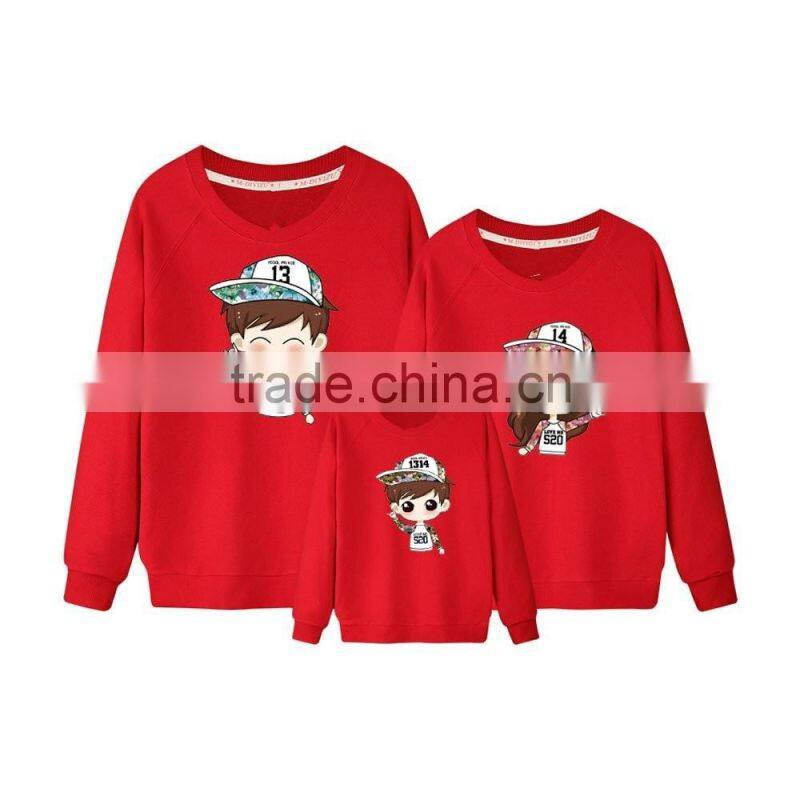Custom family love couple printing design hoodies for couple