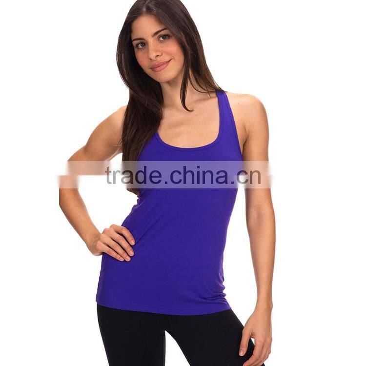China Manufacturer Wholesale Women Clothing Fashion Design Women Gym Tank Top