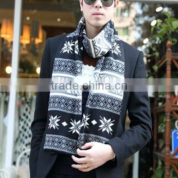1 pc hot sale good quality printed flowers acrylic lmitation cashmere men and women winter scaf