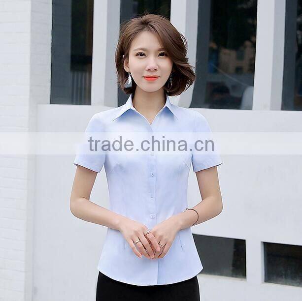 New design factory price multi colour chantilly official shirt for ladies