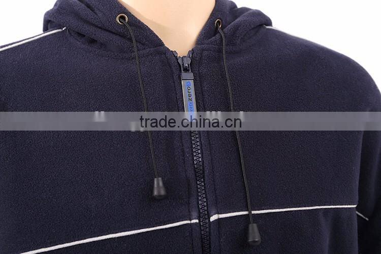 Custom men's 100 polyester polar fleece outdoor jacket