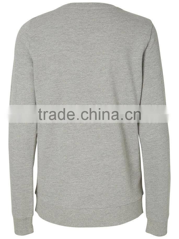 2016 Fashion Black Sweatshirt Long Sleeve cheap wholesale custom crewneck sweatshirts