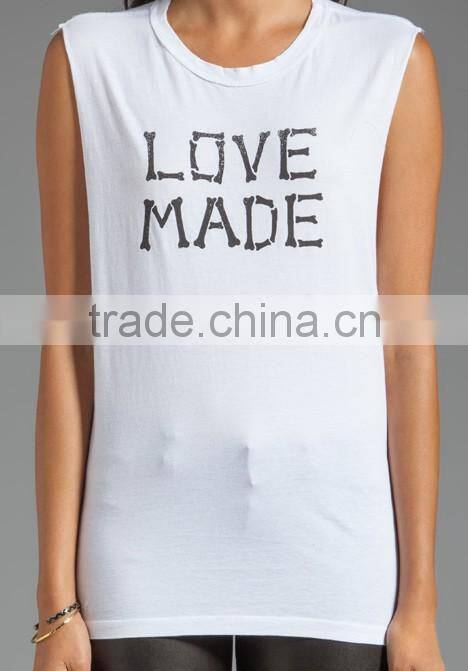 square cut hemp tank top