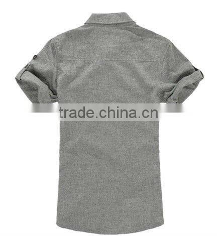 2016 latest man's linen casual shirt