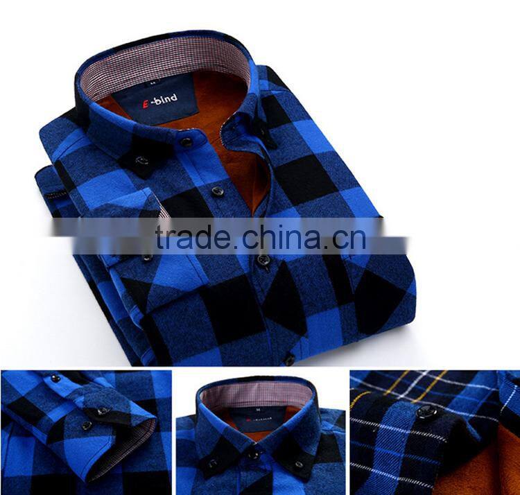 Alibaba wholesale plaid microfiber flannel shirt designs for men fashionable dress shirt manufacturers