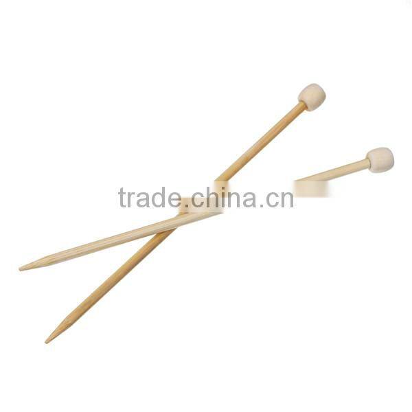 Bamboo SP Knitting Needles Natural(US 6/ UK 8),15cm long,2PCs