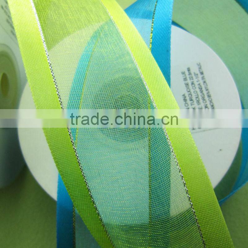 Wired Edge Decorative Christmas Ribbon